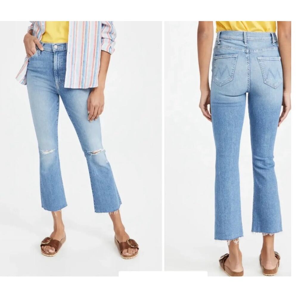 MOTHER Denim The Hustler Ankle Fray Jeans Understudy 28